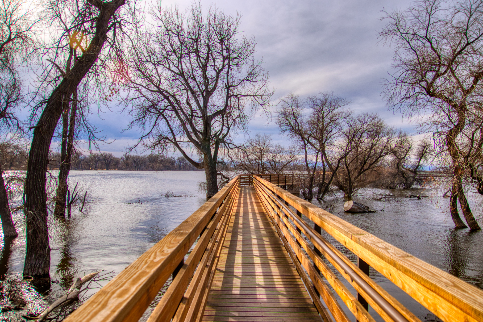Boardwalk to Eagle Gazebo