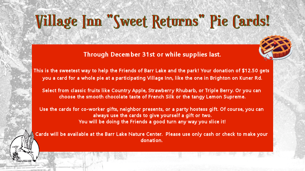 Sweet Returns Pies for the Holidays!